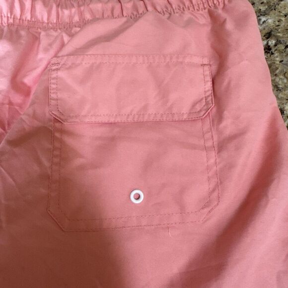 St Johns Bay Men's Swim Shorts Coral Escape Strip Size XXL Mesh Lining - NWT - Picture 6 of 8